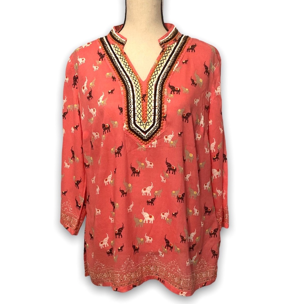 Charter Club elephant tunic - Picture 2 of 10